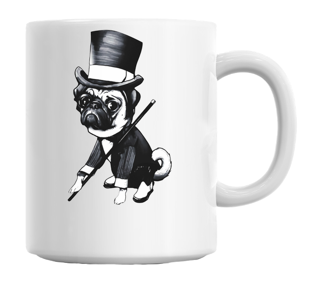 Pug Fred Astaire Mug